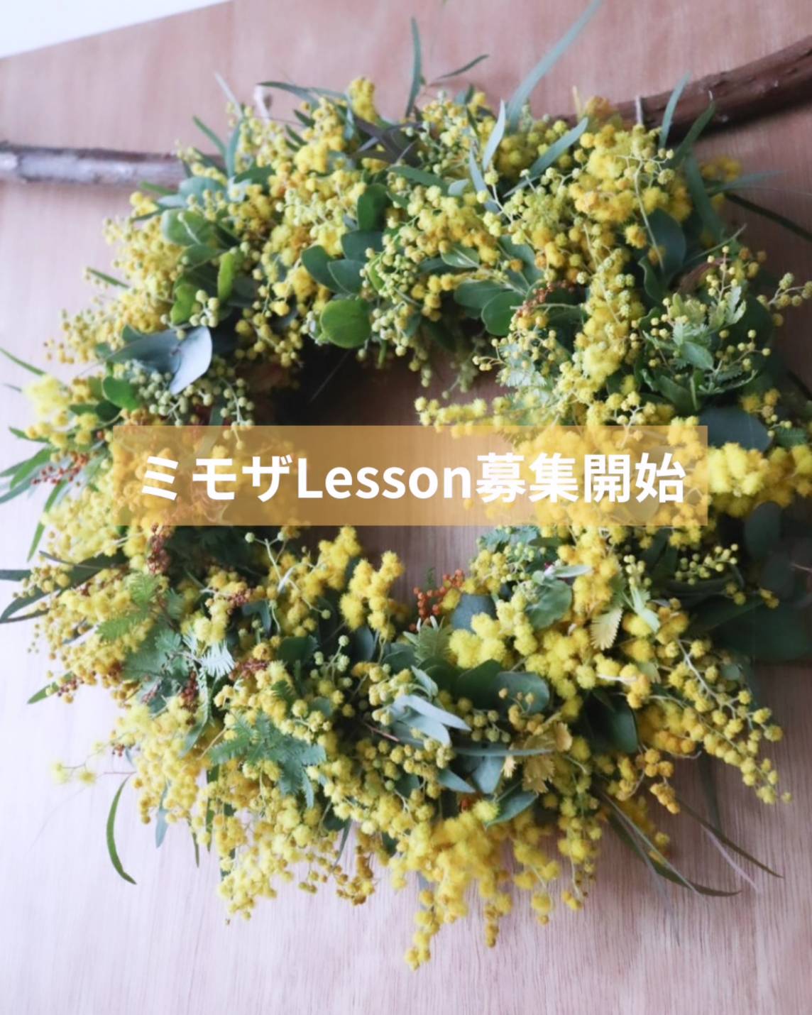 ミモザレッスン募集開始